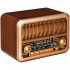 Brown Beatnik Bluetooth speaker with radio.