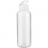 Бутылка для воды Plaske, прозрачная с белой крышкой
