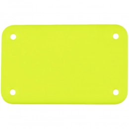 PVC label Kreta, S, neon yellow