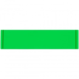 Neon green PVC label by Tarea.