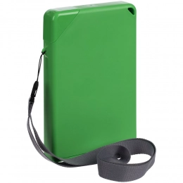 Flat water bottle Flacon, green