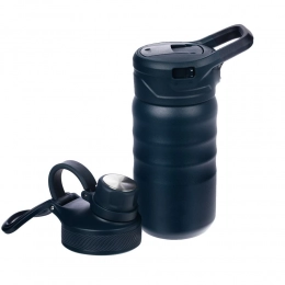 Fujisan 2.0 thermos bottle without logo, dark blue.