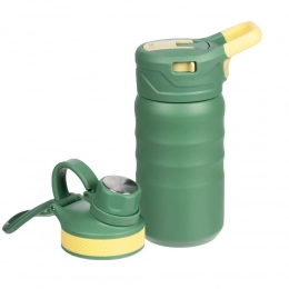 Fujisan 2.0 thermos bottle without logo, green.
