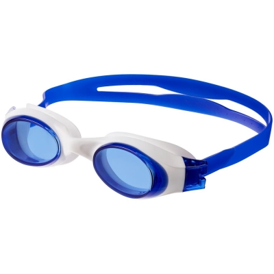 
                                                Swimatic swimming goggles, blue with white.
                                                