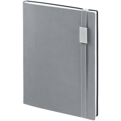 
                                                Vivian Metal undated gray daily planner.
                                                