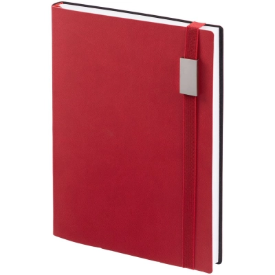 
                                                Vivian Metal daily planner, undated, red.
                                                