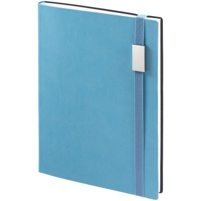 
                                                Vivian Metal daily planner, undated, blue.
                                                
