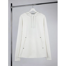 Unisex Begi hoodie, milky white.