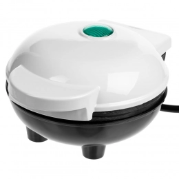 Electric waffle maker GoRound, white.