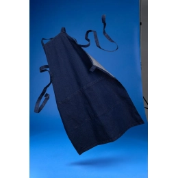 Denim apron E2, blue