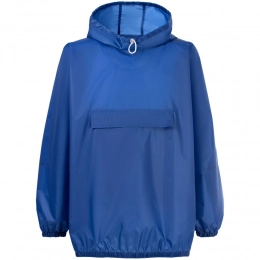 Raincoat-anorak Alatau, cropped, blue, one size.