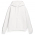 Unisex oversized Zippy hoodie, white.