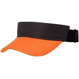 Grand Slam cap, dark grey with orange.