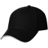 Spiker black and white baseball cap.
