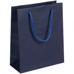 Paper bag Vid M, blue