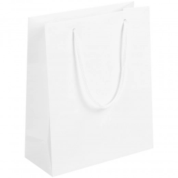 Paper bag Vid M, white