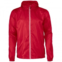 Men's Fastplant red windbreaker