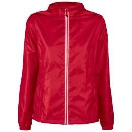 Women's windbreaker Fastplant red