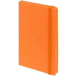 Shall lined notebook, orange.