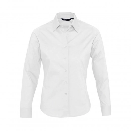 Women's long-sleeved shirt Eden 140 white