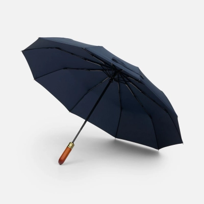 
                                                Cloudburst folding umbrella in a gift box, dark blue.
                                                