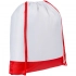 Children's backpack Classna, white with red