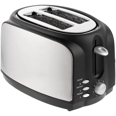 
                                            Electric toaster Postre, silver-black.
                                            