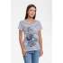Women's T-shirt Grand Granat New, white with blue