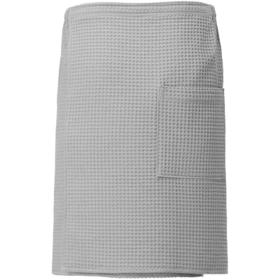 
                                                Men's light grey Onsen waffle kilt, one size
                                                