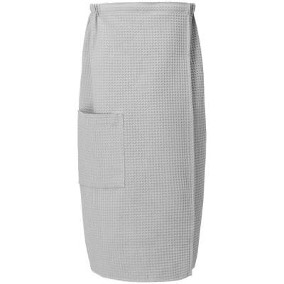 
                                            Women's light grey Onsen waffle kilt, one size.
                                            