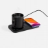Wireless charging pad with mug warmer Hot Task, black.