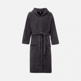 Magic Mantle dark grey fleece robe.