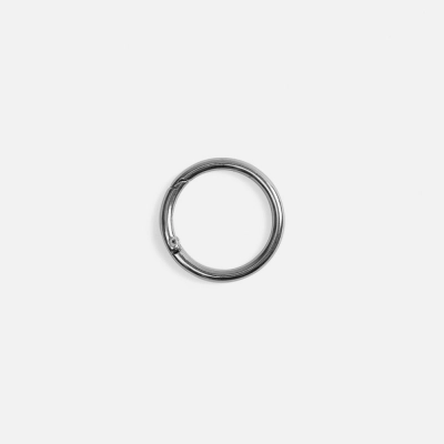 
                                            Carabiner ring Claus, L, silver
                                            