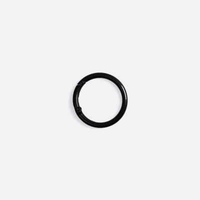 
                                            Carabiner ring Claus, L, black
                                            