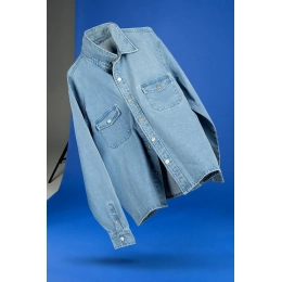 Denim jacket O3, blue