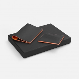 Multimo Mini set, black with orange.