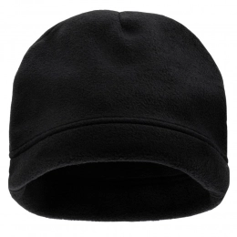 Fleecy black hat.