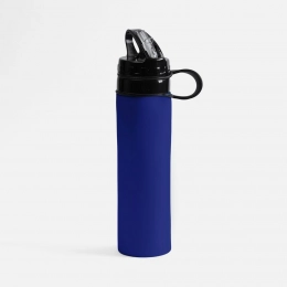 Folding water bottle Langfossen, blue.