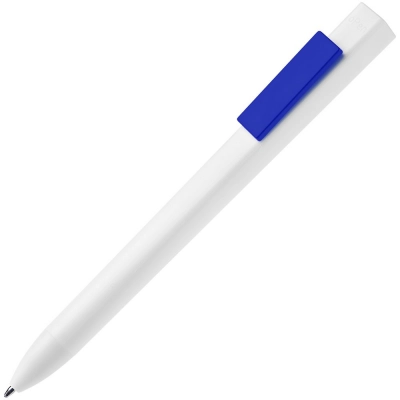 
                                                Ballpoint pen Swiper SQ, white with blue.
                                                