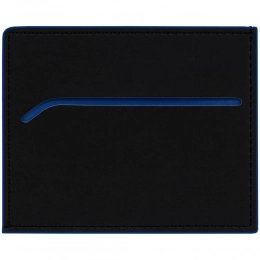 Cardholder Multimo, black with blue