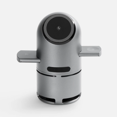 
                                                Bluetooth-колонка с беспроводной зарядкой Droid, серая
                                                