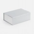 Bicolor Case box, white with gray.