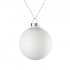 Christmas ball Finery Matt, 8 cm, matte white.