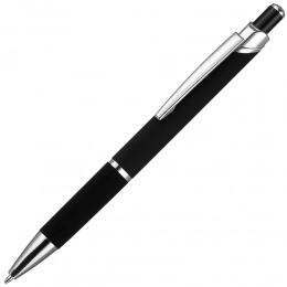 Ballpoint pen Chromos Soft Touch, black