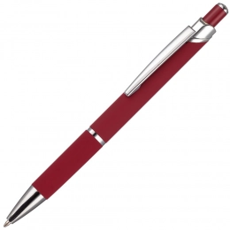 Ballpoint pen Chromos Soft Touch, red