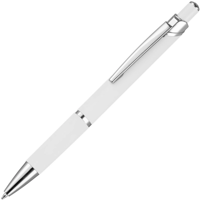 
                                            Ручка шариковая Chromos Soft Touch, белая
                                            