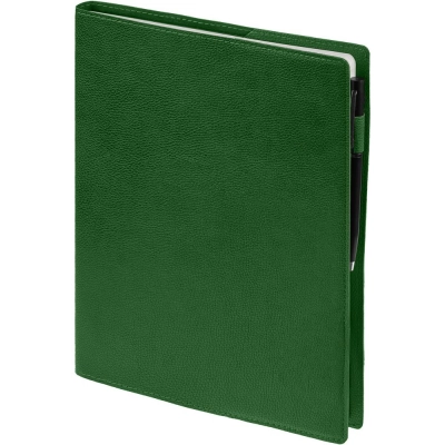 
                                                A daily planner in a Brave Book super cover, undated, green.
                                                