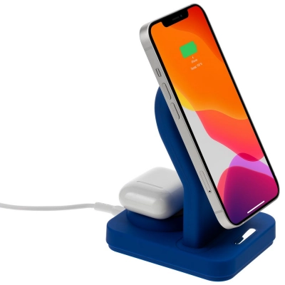 
                                            Cooper Duo magnetic charging station, blue.
                                            