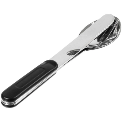 
                                            Набор походных столовых приборов Campsite, черный
                                            