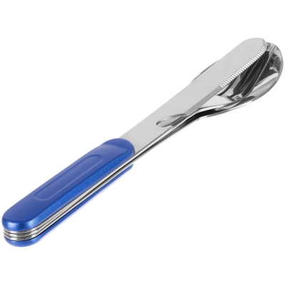 
                                            Набор походных столовых приборов Campsite, синий
                                            